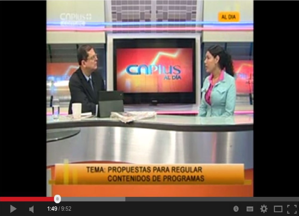 Entrevista a Diane Rodríguez Tema Propuestas para regular contenidos de programas-SiluetaX