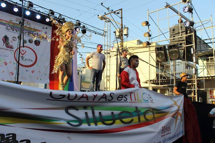 Orgullo LGBT Gay Ecuador Guayaquil 2015 - Asociación Silueta X con Diane Rodríguez DianeRodriguezz  (23)