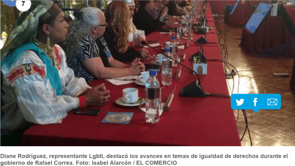 Colectivos Lgbti mantienen una reunión con el Presidente