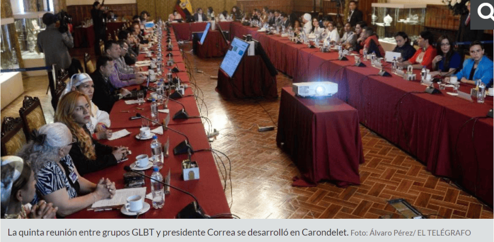 Grupos LGBT y el Ejecutivo se reúnen por quinta vez