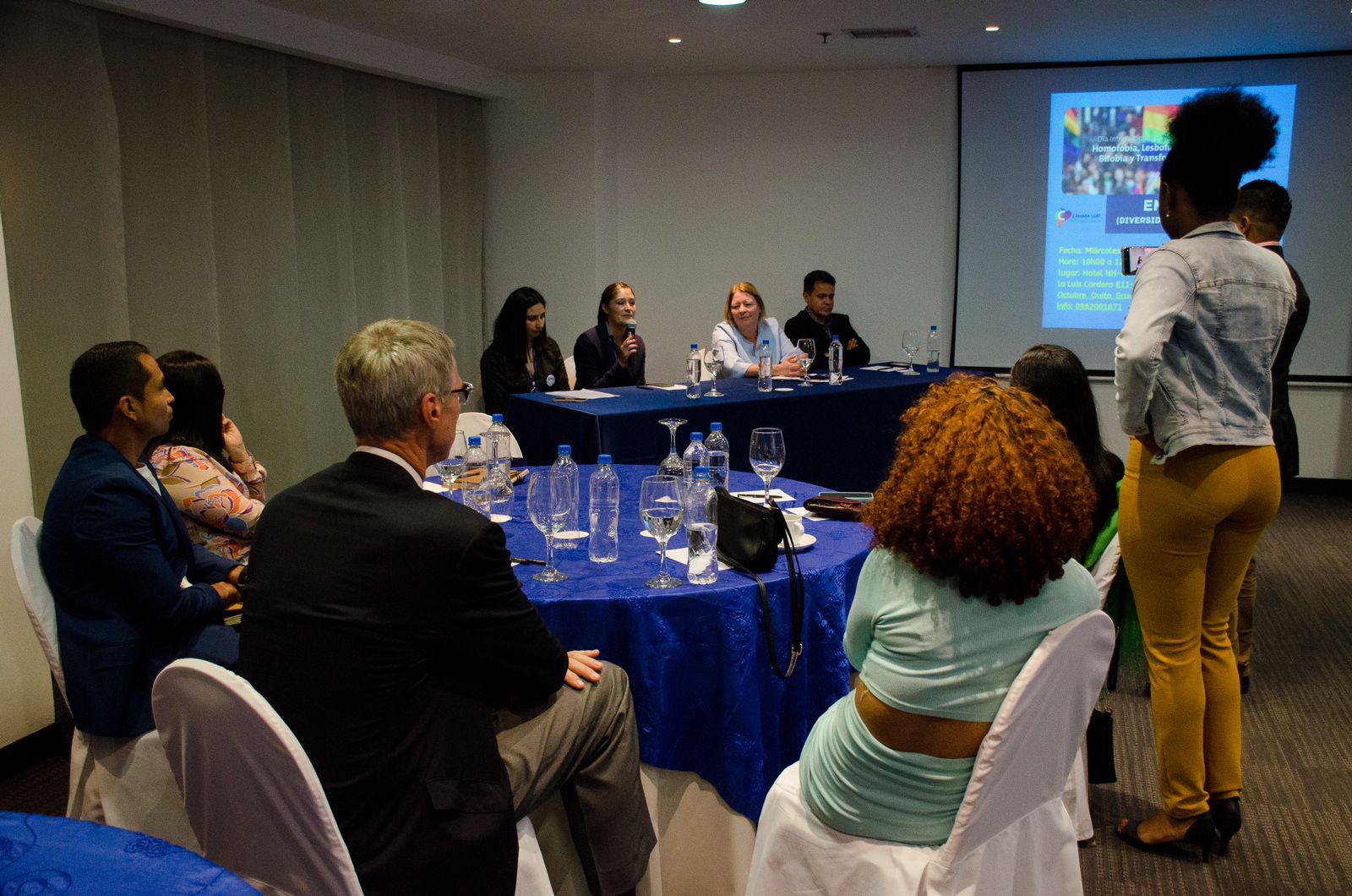 Corporate diversity and inclusion event related to DEI, employment and organizational culture