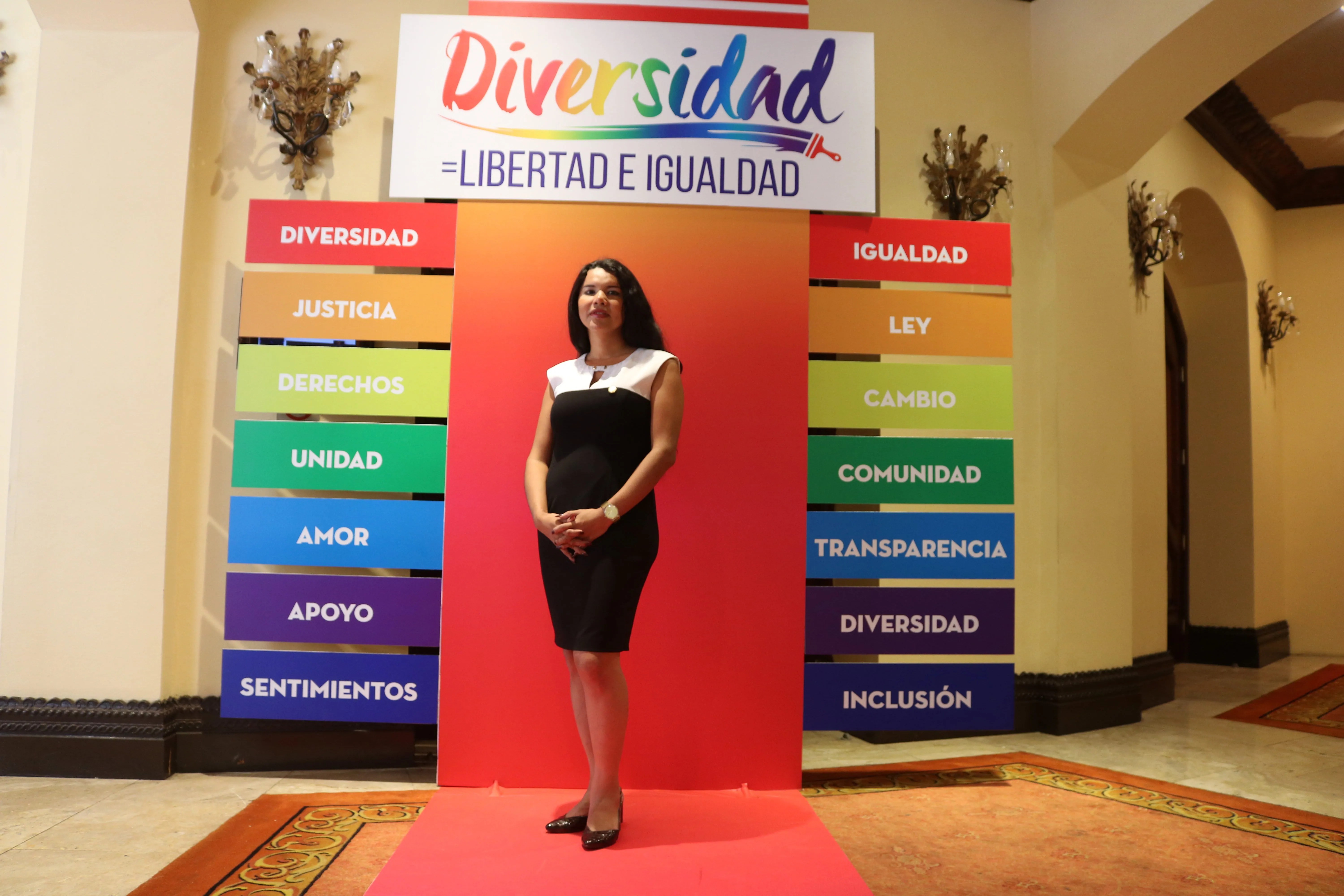 Diane Rodriguez speaking at an international human rights and diversity forum, expert analysis on evidence and transgender rights
